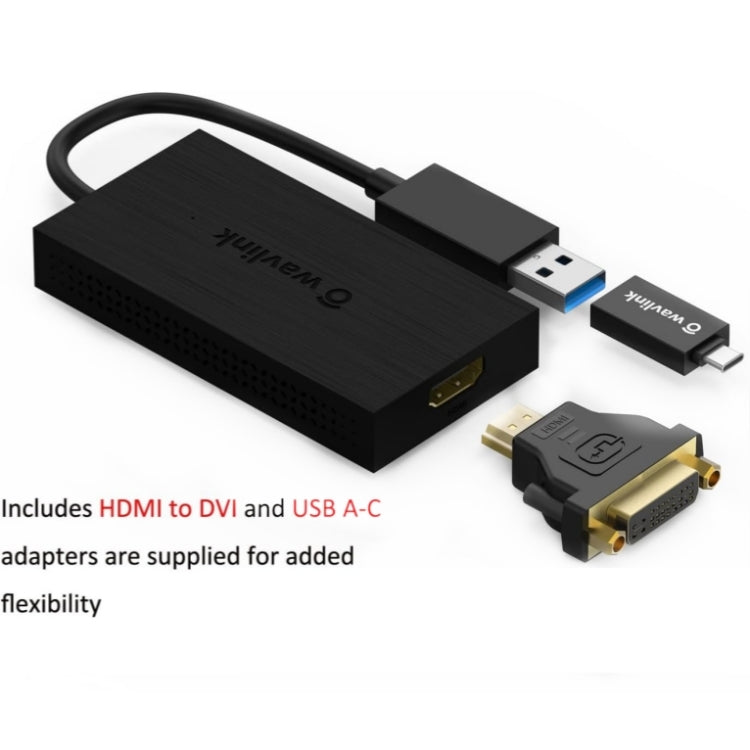 Wavlink UG7601HC Portable USB3.0-USB-C To HDMI Display Adapter - Adapter by WAVLINK | Online Shopping South Africa | PMC Jewellery | Buy Now Pay Later Mobicred