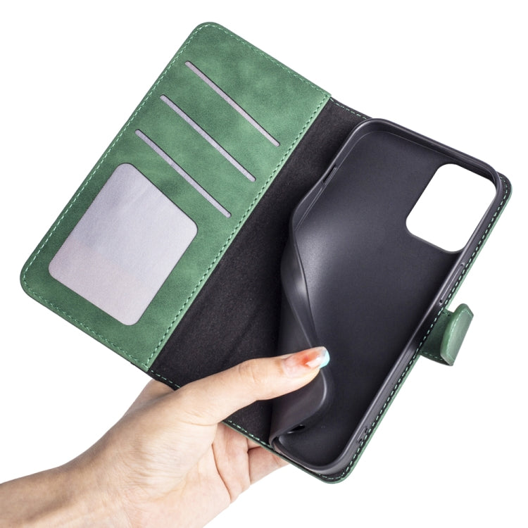 For Motolora Moto G 5G 2024 Stitching Horizontal Flip Leather Phone Case(Green) - Motorola Cases by PMC Jewellery | Online Shopping South Africa | PMC Jewellery | Buy Now Pay Later Mobicred