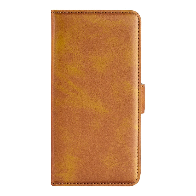 For Motorola Edge 5G 2024 Dual-side Magnetic Buckle Horizontal Flip Leather Phone Case(Yellow) - Motorola Cases by PMC Jewellery | Online Shopping South Africa | PMC Jewellery | Buy Now Pay Later Mobicred