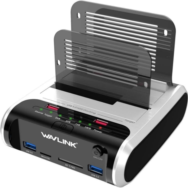 Wavlink ST336A SSD HDD Fast Offline Clone SATA  USB 3.0 External Hard Drive Case(AU Plug) - HDD Enclosure by WAVLINK | Online Shopping South Africa | PMC Jewellery | Buy Now Pay Later Mobicred