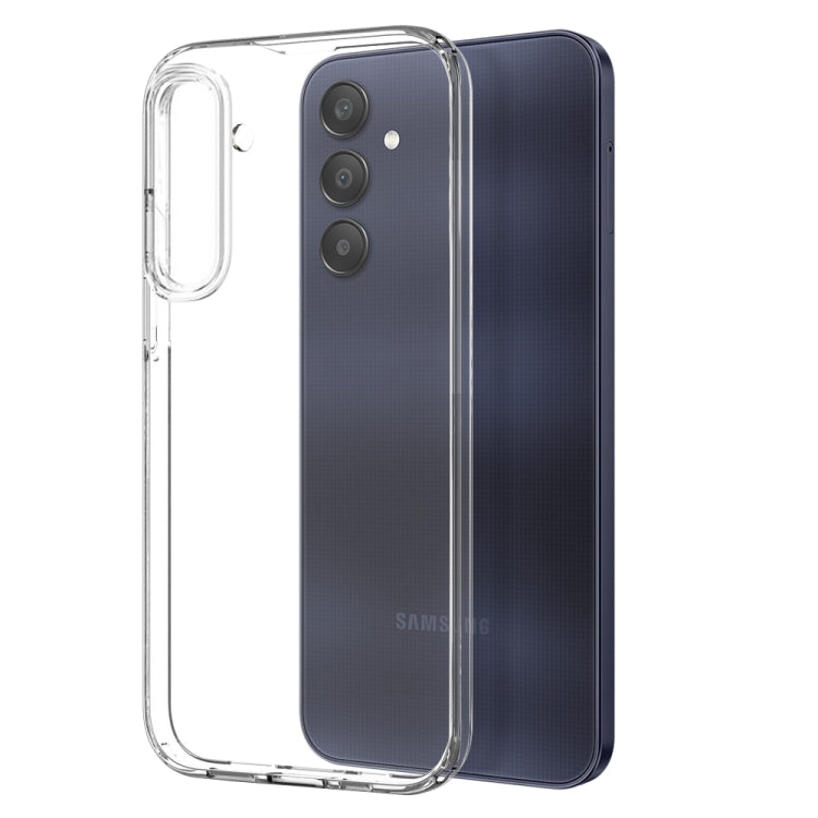 For Samsung Galaxy A25 5G NORTHJO Transparent TPU Phone Case with Tempered Glass Film(Transparent) - Galaxy Phone Cases by NORTHJO | Online Shopping South Africa | PMC Jewellery