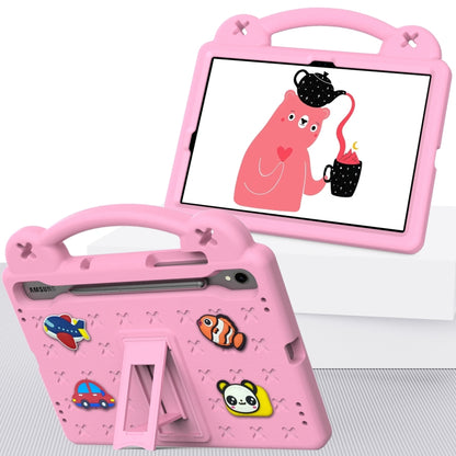 For Samsung Galaxy Tab S9 FE / X510N Handle Kickstand Children EVA Shockproof Tablet Case(Pink) - Galaxy Tab S9 FE by PMC Jewellery | Online Shopping South Africa | PMC Jewellery