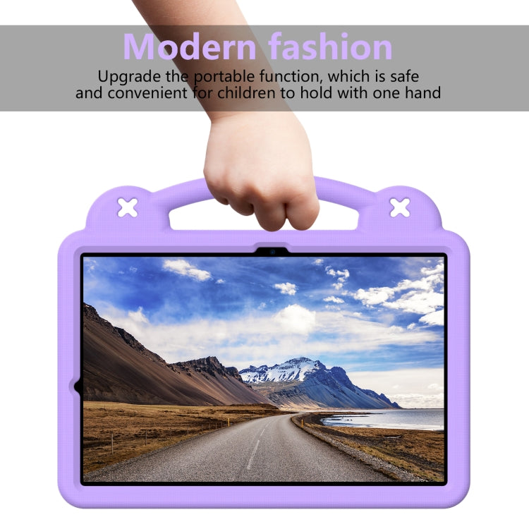 For Samsung Galaxy Tab S10+12.4 X820 Handle Kickstand Children EVA Shockproof Tablet Case(Light Purple) - Tab S10+ Cases by PMC Jewellery | Online Shopping South Africa | PMC Jewellery | Buy Now Pay Later Mobicred