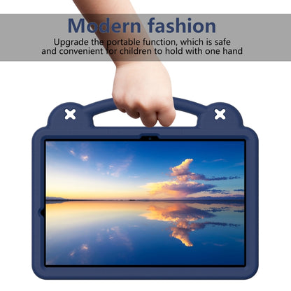 For Samsung Galaxy Tab S10+12.4 X820 Handle Kickstand Children EVA Shockproof Tablet Case(Navy Blue) - Tab S10+ Cases by PMC Jewellery | Online Shopping South Africa | PMC Jewellery | Buy Now Pay Later Mobicred