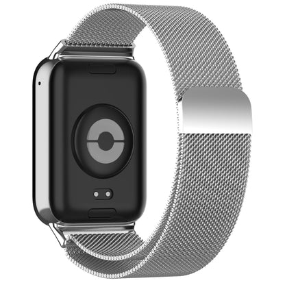 For Xiaomi Mi Band 8 Pro Milan Magnetic Steel Mesh Watch Band(Silver) - Watch Bands by PMC Jewellery | Online Shopping South Africa | PMC Jewellery