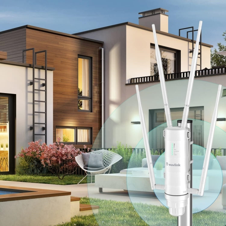 WAVLINK WN572HG3 With 4x7dBi Antenna AC1200 Outdoor WiFi Extender Wireless Routers, Plug:AU Plug - Wireless Routers by PMC Jewellery | Online Shopping South Africa | PMC Jewellery | Buy Now Pay Later Mobicred