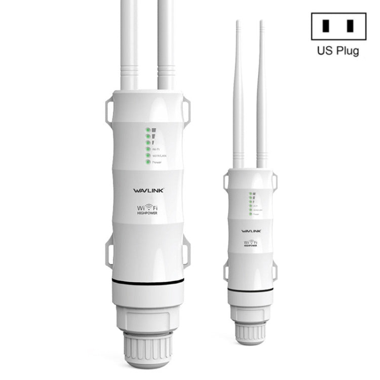 WAVLINK WN570HA1 Weatherproof 2.4+5GHz 600Mbps Outdoor WiFi Range Router Extender, Plug:US Plug - Wireless Routers by WAVLINK | Online Shopping South Africa | PMC Jewellery | Buy Now Pay Later Mobicred