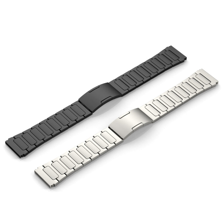 For Samsung Gear S3 Classic 22mm I-Shaped Titanium Alloy Watch Band(Grey) - Watch Bands by PMC Jewellery | Online Shopping South Africa | PMC Jewellery