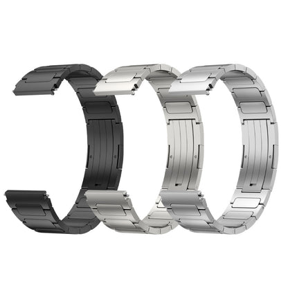 For Amazfit GTR 3 22mm I-Shaped Titanium Alloy Watch Band(Sliver) - Watch Bands by PMC Jewellery | Online Shopping South Africa | PMC Jewellery