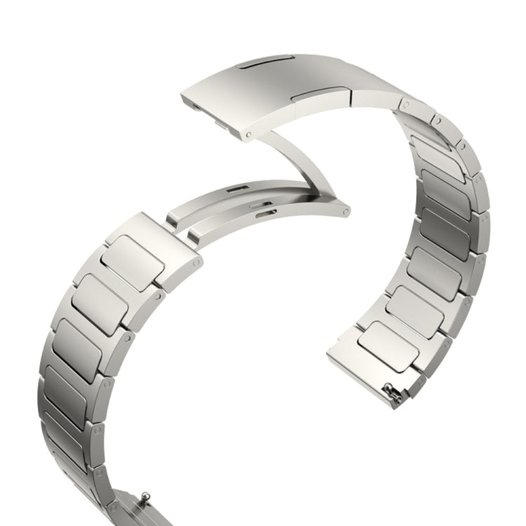 For Xiaomi Haylou GST LS09B 22mm I-Shaped Titanium Alloy Watch Band(Sliver) - Watch Bands by PMC Jewellery | Online Shopping South Africa | PMC Jewellery