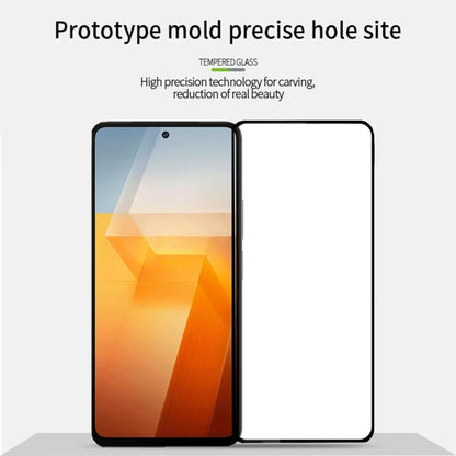For vivo iQOO Z9 PINWUYO 9H 2.5D Full Screen Tempered Glass Film(Black) - vivo Tempered Glass by PINWUYO | Online Shopping South Africa | PMC Jewellery | Buy Now Pay Later Mobicred