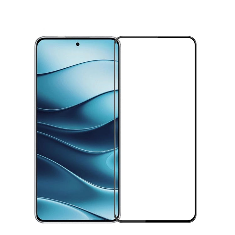 For Xiaomi Redmi Note 14 PINWUYO 9H 3D  Full Screen Explosion-proof Tempered Glass Film(Black) - Note 14 Tempered Glass by PINWUYO | Online Shopping South Africa | PMC Jewellery | Buy Now Pay Later Mobicred