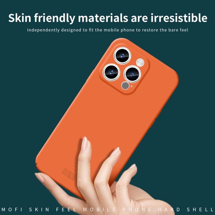 For iPhone 15 Pro MOFI Qin Series Skin Feel All-inclusive Silicone Phone Case(Green) - iPhone 15 Pro Cases by MOFI | Online Shopping South Africa | PMC Jewellery