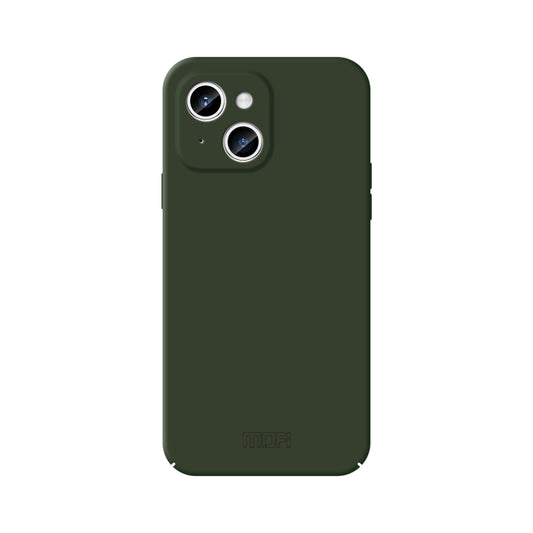 For iPhone 14 MOFI Qin Series Skin Feel All-inclusive PC Phone Case(Green) - iPhone 14 Cases by MOFI | Online Shopping South Africa | PMC Jewellery