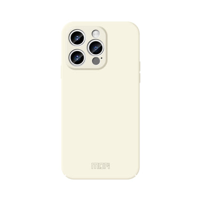 For iPhone 14 Pro Max MOFI Qin Series Skin Feel All-inclusive PC Phone Case(Beige) - iPhone 14 Pro Max Cases by MOFI | Online Shopping South Africa | PMC Jewellery