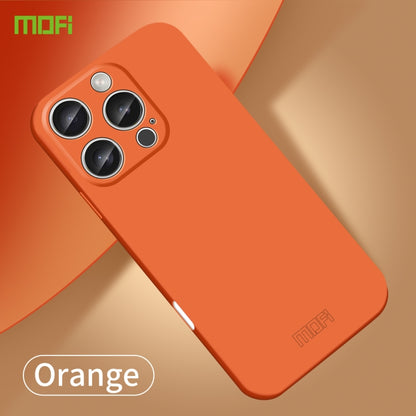 For iPhone 16 Pro MOFI Qin Series Skin Feel All-inclusive PC Phone Case(Orange) - iPhone 16 Pro Cases by MOFI | Online Shopping South Africa | PMC Jewellery | Buy Now Pay Later Mobicred