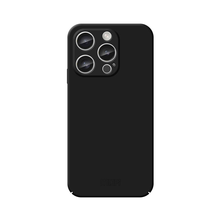 For iPhone 16 Pro Max MOFI Qin Series Skin Feel All-inclusive PC Phone Case(Black) - iPhone 16 Pro Max Cases by MOFI | Online Shopping South Africa | PMC Jewellery | Buy Now Pay Later Mobicred