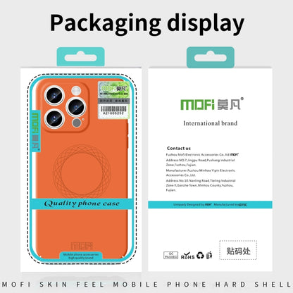 For iPhone 15 Plus MOFI Qin Series Magsafe Skin Feel All-inclusive Silicone Phone Case(Green) - iPhone 15 Plus Cases by MOFI | Online Shopping South Africa | PMC Jewellery