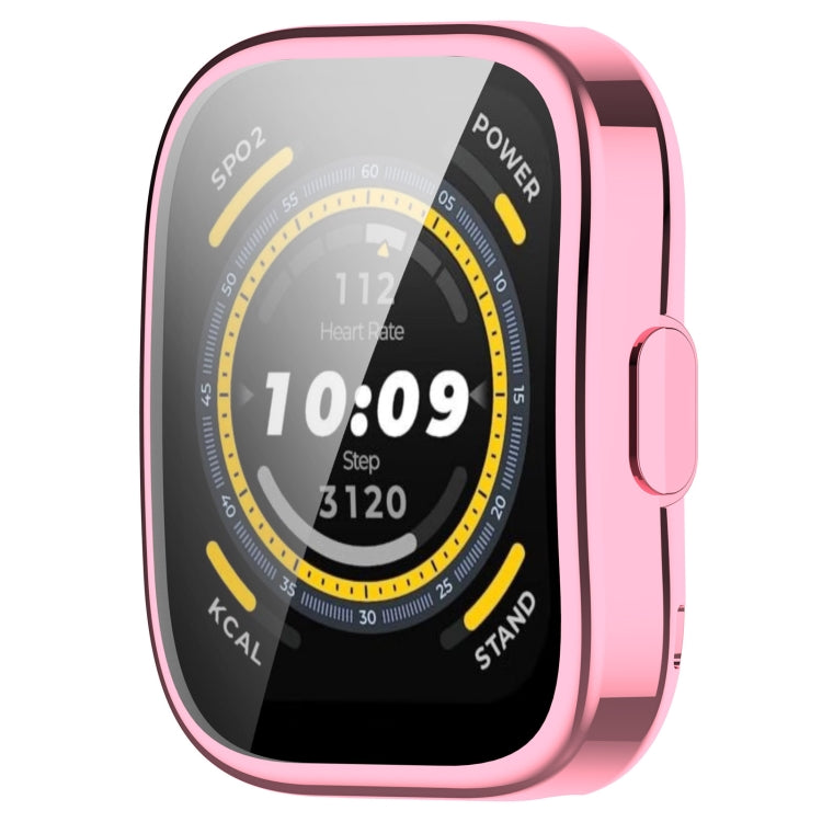 For Amazfit Bip 5 All-Inclusive TPU Protective Case(Pink) - Watch Cases by PMC Jewellery | Online Shopping South Africa | PMC Jewellery