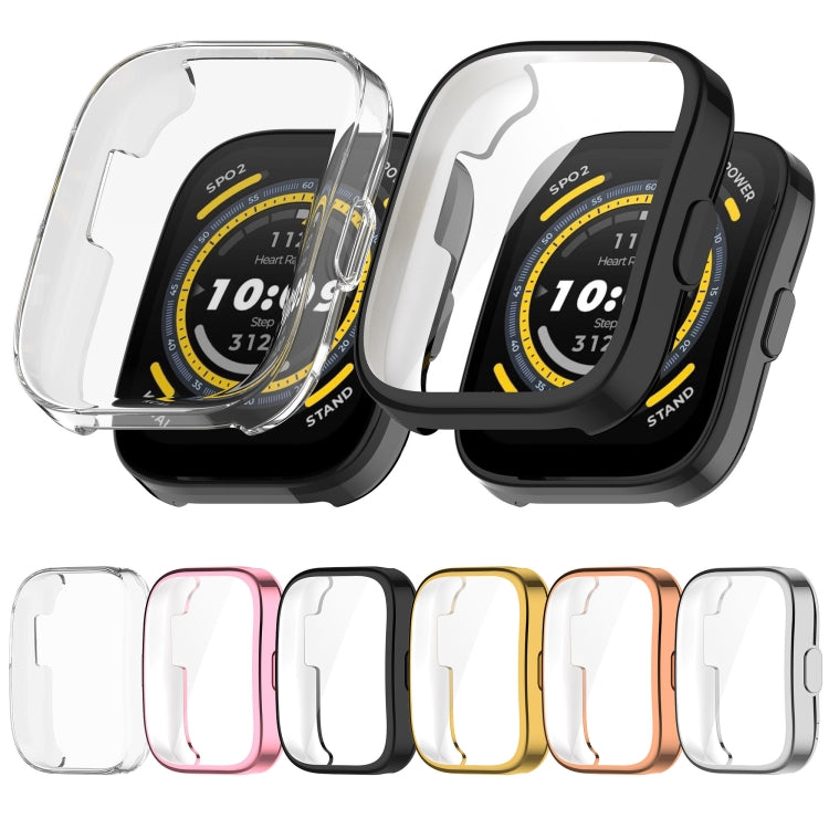 For Amazfit Bip 5 All-Inclusive TPU Protective Case(Pink) - Watch Cases by PMC Jewellery | Online Shopping South Africa | PMC Jewellery