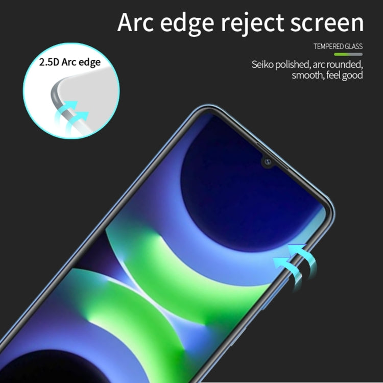 For Huawei Enjoy 70z MOFI 9H 2.5D Full Screen Tempered Glass Film(Black) - Huawei Tempered Glass by MOFI | Online Shopping South Africa | PMC Jewellery