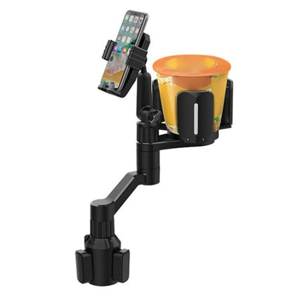 D08 With Adjustable Snack Cup Cup Holder Phone Mount For Car Phone Clamping Mount Holder(Green) - Car Drink Holders by PMC Jewellery | Online Shopping South Africa | PMC Jewellery | Buy Now Pay Later Mobicred