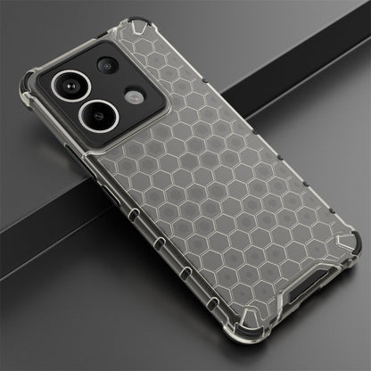 For Xiaomi Poco X6 Shockproof Honeycomb Phone Case(Black) - Xiaomi Cases by PMC Jewellery | Online Shopping South Africa | PMC Jewellery | Buy Now Pay Later Mobicred