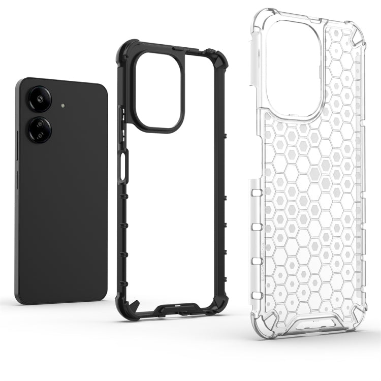 For  Redmi 13C 4G Shockproof Honeycomb Phone Case(Black) - 13C Cases by PMC Jewellery | Online Shopping South Africa | PMC Jewellery | Buy Now Pay Later Mobicred