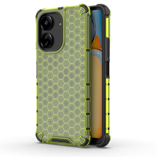 For  Redmi 13C 4G Shockproof Honeycomb Phone Case(Green) - 13C Cases by PMC Jewellery | Online Shopping South Africa | PMC Jewellery | Buy Now Pay Later Mobicred