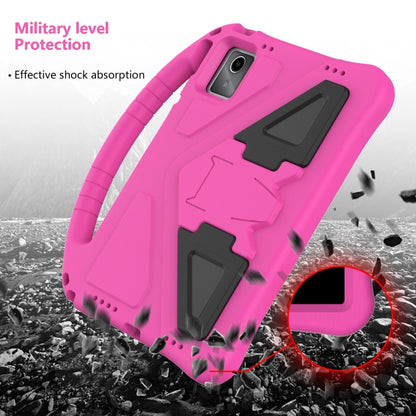 For Lenovo Tab M11 /Xiaoxin Pad 11 2024 EVA Shockproof Tablet Case with Holder(Rose Red) - Lenovo by PMC Jewellery | Online Shopping South Africa | PMC Jewellery | Buy Now Pay Later Mobicred