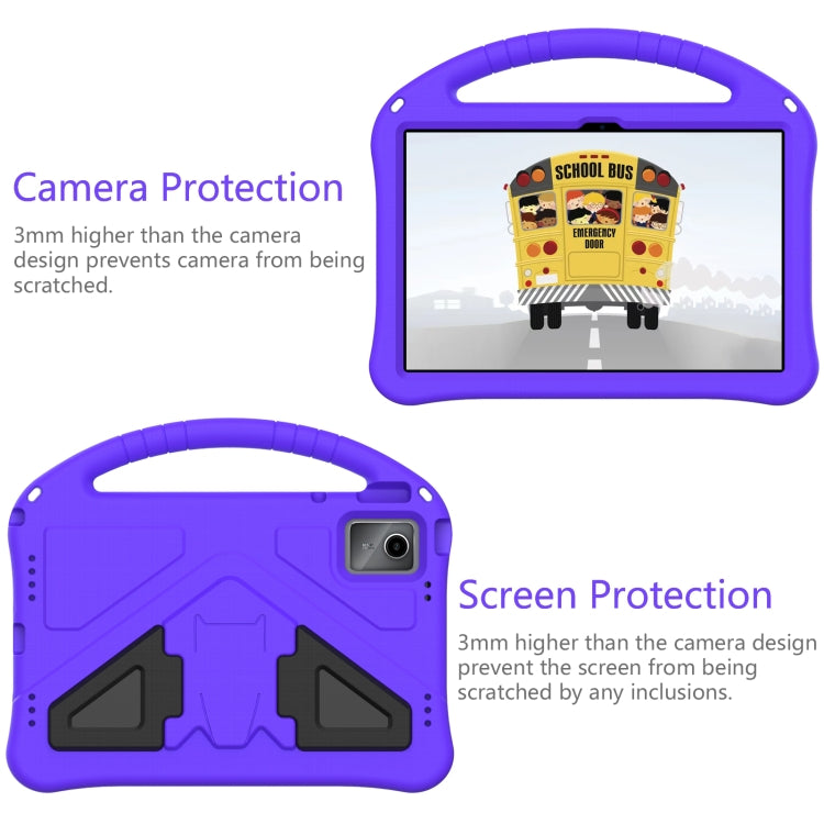 For Lenovo Tab M11 /Xiaoxin Pad 11 2024 EVA Shockproof Tablet Case with Holder(Purple) - Lenovo by PMC Jewellery | Online Shopping South Africa | PMC Jewellery | Buy Now Pay Later Mobicred