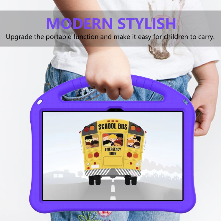 For Lenovo Tab M11 /Xiaoxin Pad 11 2024 EVA Shockproof Tablet Case with Holder(Purple) - Lenovo by PMC Jewellery | Online Shopping South Africa | PMC Jewellery | Buy Now Pay Later Mobicred