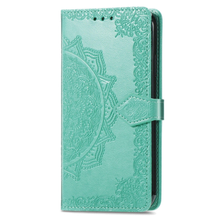 For Xiaomi Redmi K70 Pro Mandala Flower Embossed Leather Phone Case(Green) - K70 Pro Cases by PMC Jewellery | Online Shopping South Africa | PMC Jewellery | Buy Now Pay Later Mobicred