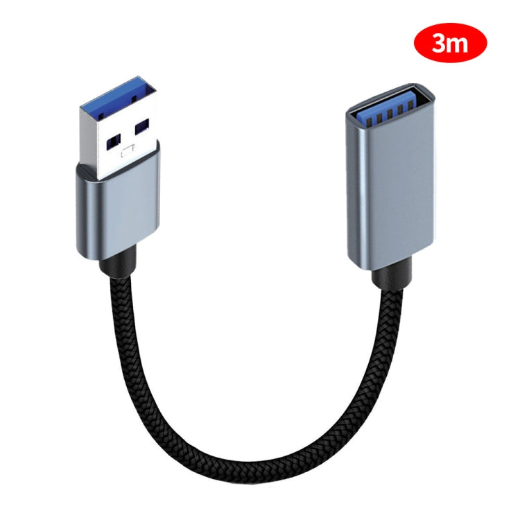 JUNSUNMAY 2A USB 3.0 Male to Female Extension Cord High Speed Charging Data Cable, Length:3m - USB Cable by JUNSUNMAY | Online Shopping South Africa | PMC Jewellery | Buy Now Pay Later Mobicred