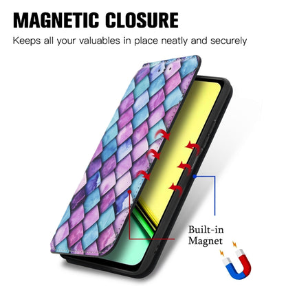 For Realme C67 4G CaseNeo Colorful Magnetic Leather Phone Case(Colored Squares) - C67 Cases by PMC Jewellery | Online Shopping South Africa | PMC Jewellery | Buy Now Pay Later Mobicred