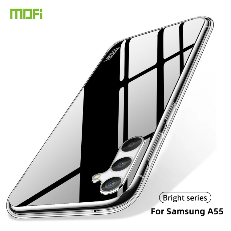 For Samsung Galaxy A55 MOFI Ming Series Ultra-thin TPU Phone Case(Transparent) - Galaxy Phone Cases by MOFI | Online Shopping South Africa | PMC Jewellery