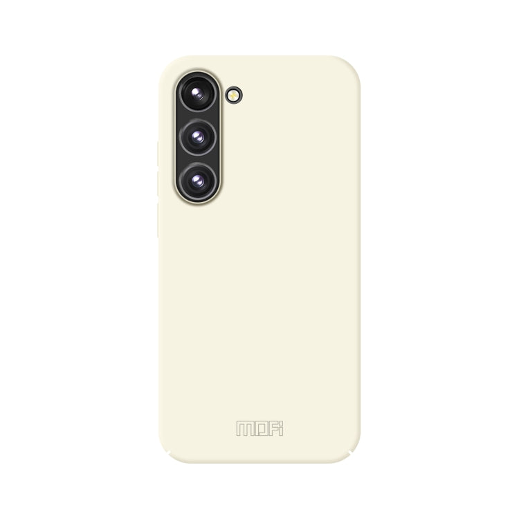 For Samsung Galaxy S23 5G MOFI Qin Series Skin Feel All-inclusive PC Phone Case(Beige) - Galaxy S23 5G Cases by MOFI | Online Shopping South Africa | PMC Jewellery