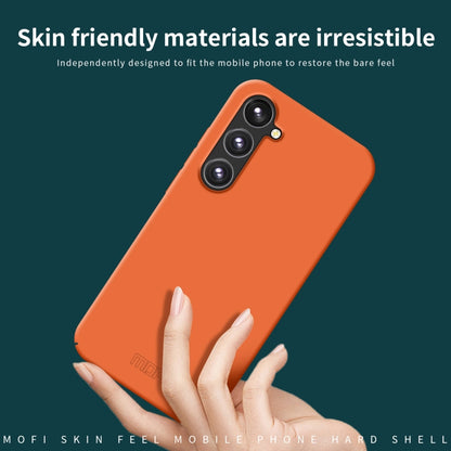 For Samsung Galaxy S23 FE 5G MOFI Qin Series Skin Feel All-inclusive PC Phone Case(Orange) - Galaxy Phone Cases by MOFI | Online Shopping South Africa | PMC Jewellery