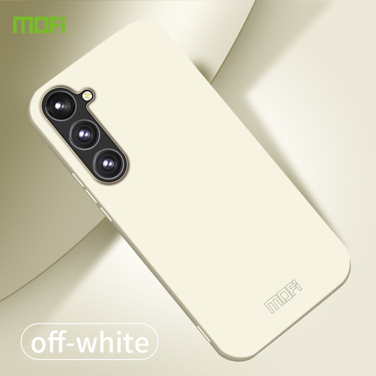 For Samsung Galaxy S23 FE 5G MOFI Qin Series Skin Feel All-inclusive PC Phone Case(Beige) - Galaxy Phone Cases by MOFI | Online Shopping South Africa | PMC Jewellery