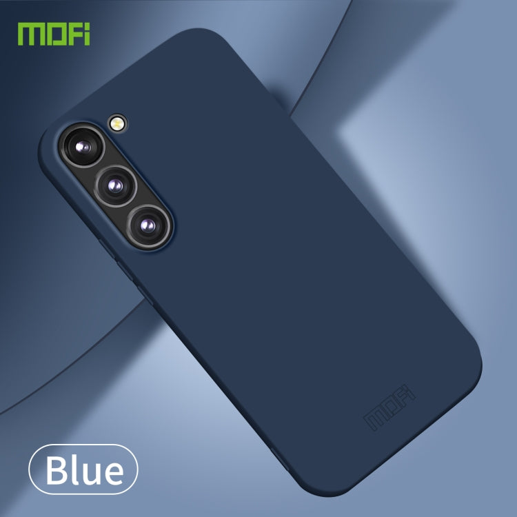 For Samsung Galaxy A34 5G MOFI Qin Series Skin Feel All-inclusive PC Phone Case(Blue) - Galaxy Phone Cases by MOFI | Online Shopping South Africa | PMC Jewellery