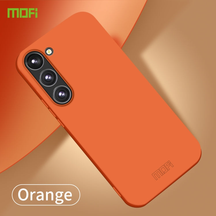 For Samsung Galaxy A34 5G MOFI Qin Series Skin Feel All-inclusive PC Phone Case(Orange) - Galaxy Phone Cases by MOFI | Online Shopping South Africa | PMC Jewellery