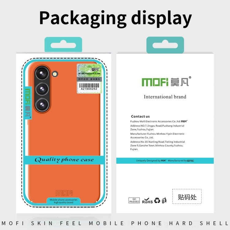 For Samsung Galaxy S24 5G MOFI Qin Series Skin Feel All-inclusive PC Phone Case(Blue) - Galaxy S24 5G Cases by MOFI | Online Shopping South Africa | PMC Jewellery