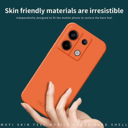 For Xiaomi Redmi Note 13 MOFI Qin Series Skin Feel All-inclusive PC Phone Case(Beige) - Note 13 Cases by MOFI | Online Shopping South Africa | PMC Jewellery