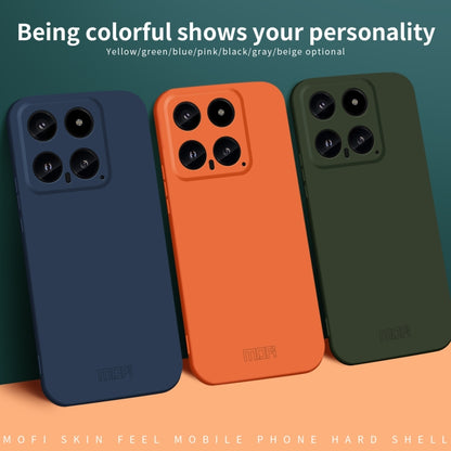 For Xiaomi 14 MOFI Qin Series Skin Feel All-inclusive PC Phone Case(Green) - 14 Cases by MOFI | Online Shopping South Africa | PMC Jewellery