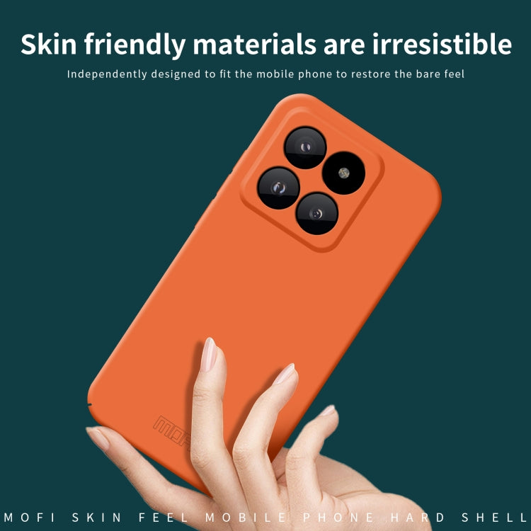 For Xiaomi 14 Pro MOFI Qin Series Skin Feel All-inclusive PC Phone Case(Green) - 14 Pro Cases by MOFI | Online Shopping South Africa | PMC Jewellery