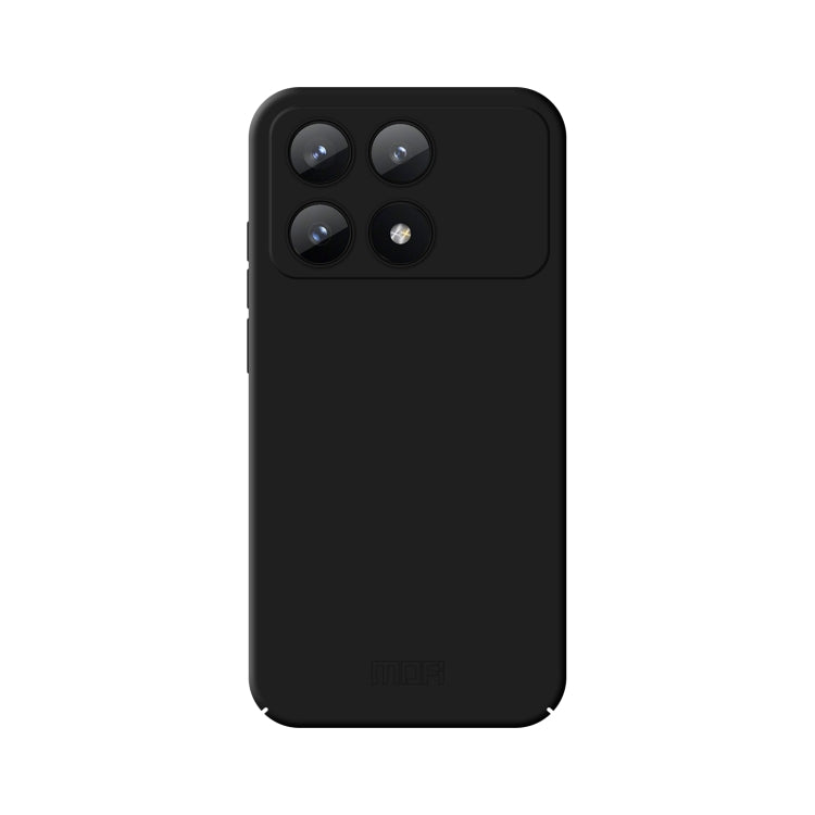 For Xiaomi Redmi K70E MOFI Qin Series Skin Feel All-inclusive PC Phone Case(Black) - K70E Cases by MOFI | Online Shopping South Africa | PMC Jewellery