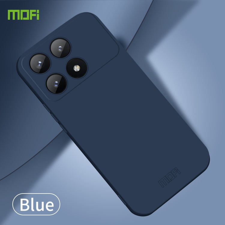 For Xiaomi Redmi K70E MOFI Qin Series Skin Feel All-inclusive PC Phone Case(Blue) - K70E Cases by MOFI | Online Shopping South Africa | PMC Jewellery