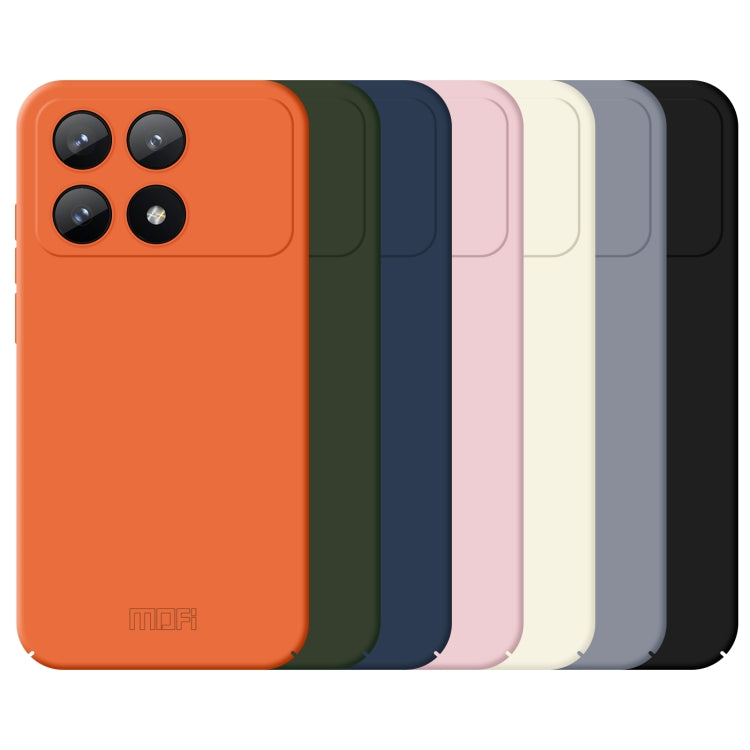 For Xiaomi Redmi K70E MOFI Qin Series Skin Feel All-inclusive PC Phone Case(Gray) - K70E Cases by MOFI | Online Shopping South Africa | PMC Jewellery