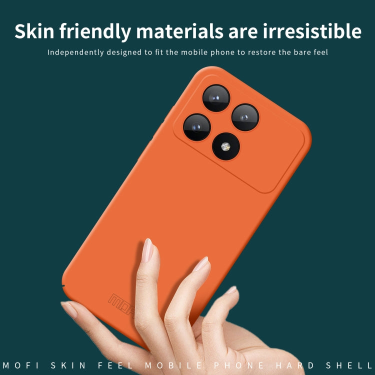 For Xiaomi Redmi K70E MOFI Qin Series Skin Feel All-inclusive PC Phone Case(Green) - K70E Cases by MOFI | Online Shopping South Africa | PMC Jewellery