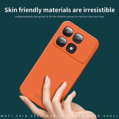 For Xiaomi Redmi K70 Ultra MOFI Qin Series Skin Feel All-inclusive PC Phone Case(Orange) - Xiaomi Cases by MOFI | Online Shopping South Africa | PMC Jewellery | Buy Now Pay Later Mobicred